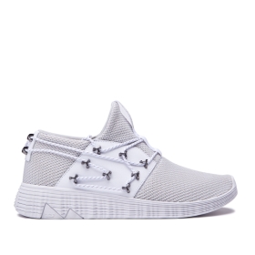 Supra Womens MALLI Low Top Shoes Cool Grey/white | US-31107